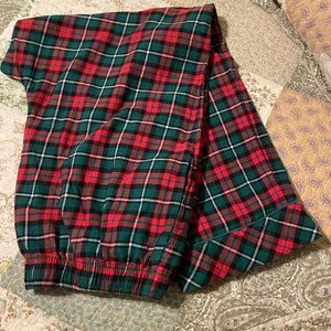 His & Her Christmas pajama bottoms.